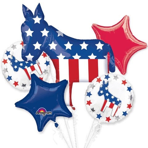 Election Democrat Party Balloon Set