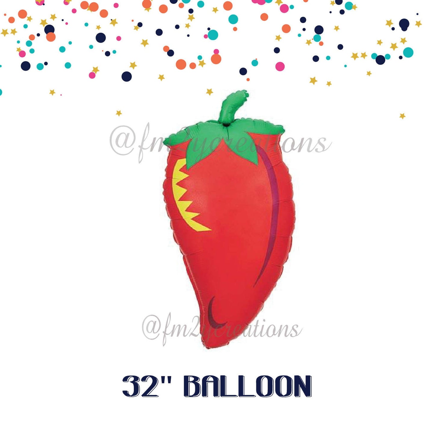 Fiesta Chili Pepper Balloon