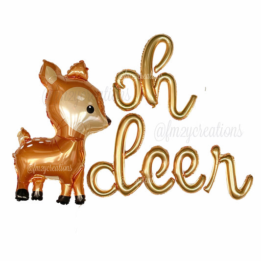 Woodland Oh Deer Balloon Set**