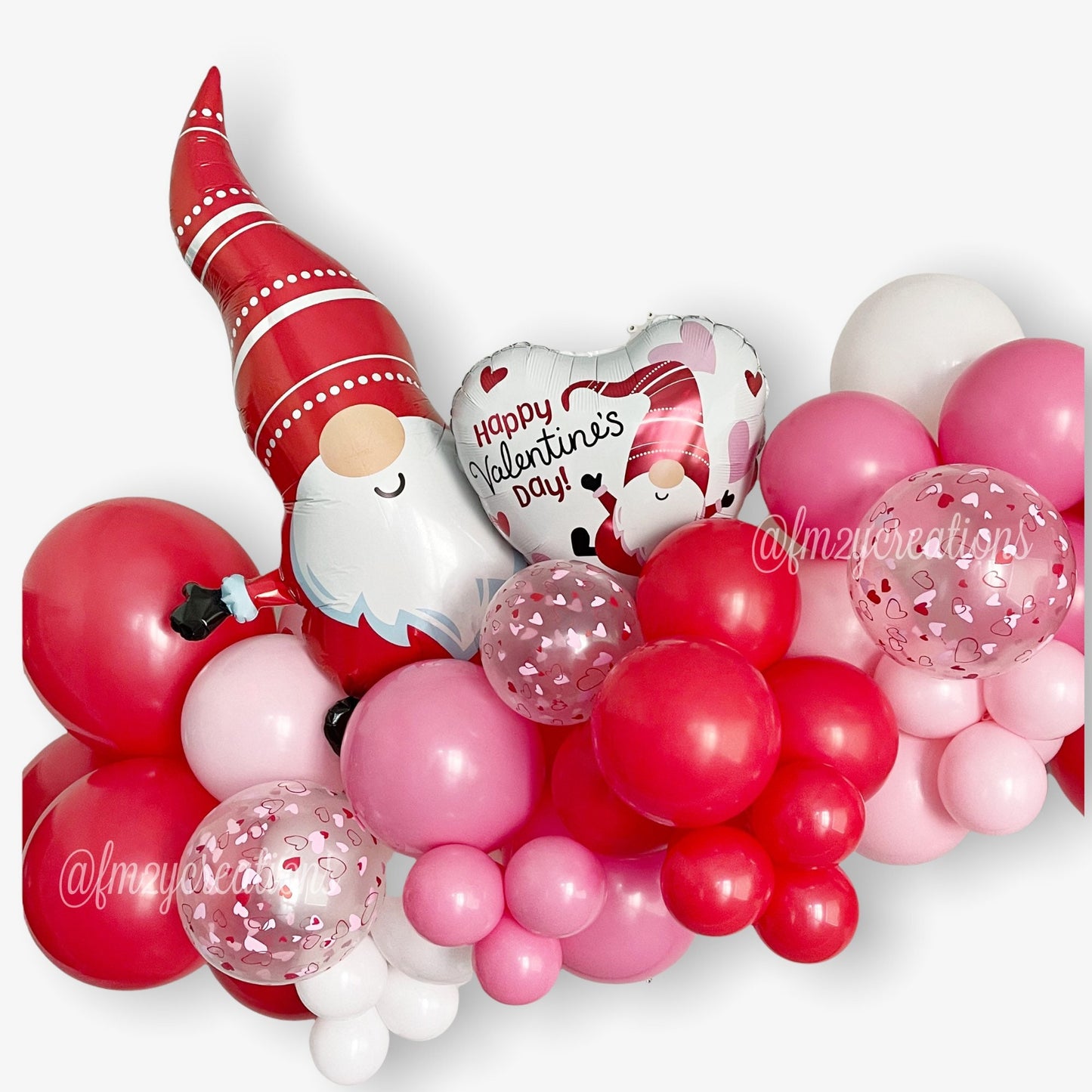 Valentine's Day Love Gnome Balloon Garland Kit