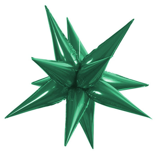 Starburst GREEN Balloon