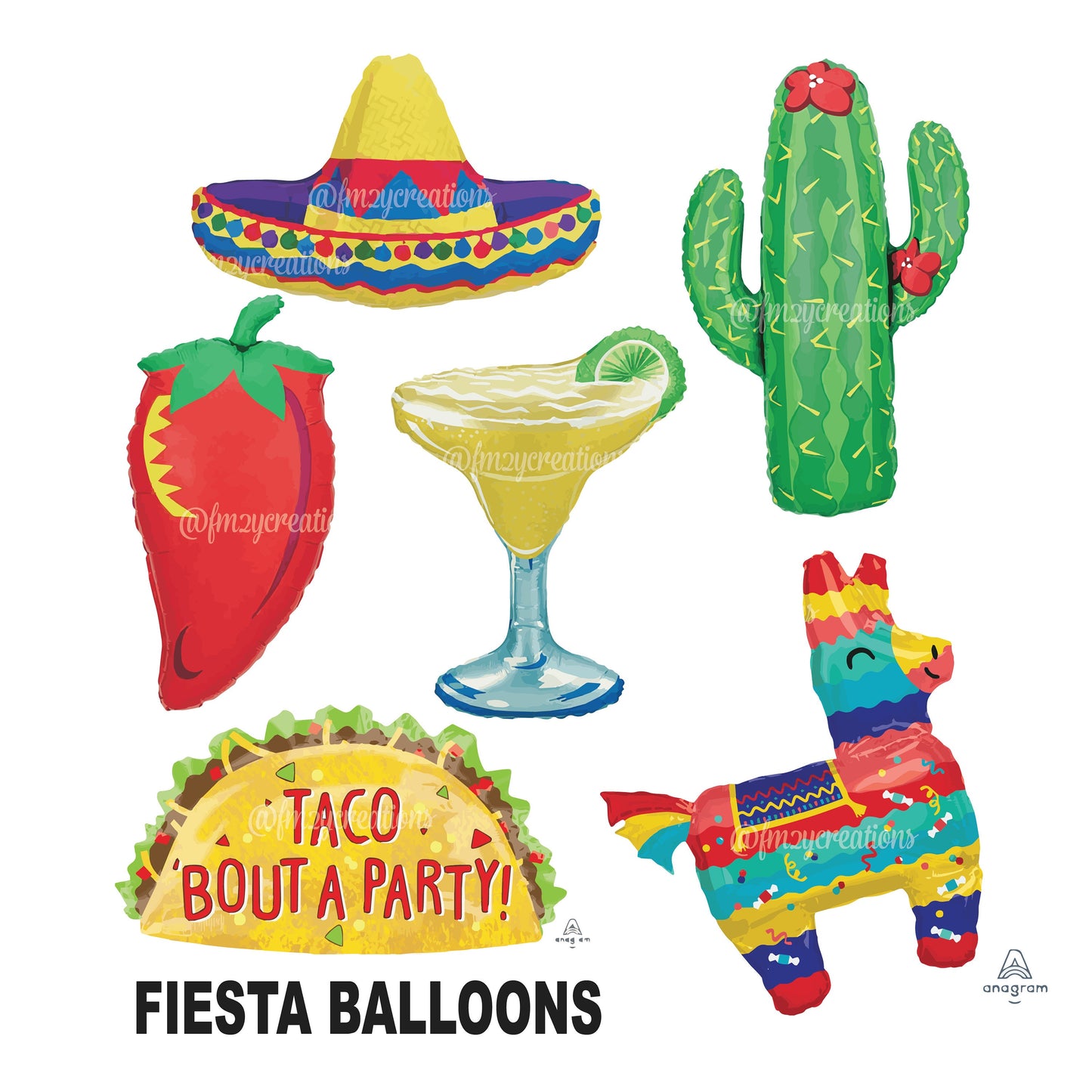 Taco Bout A Party | Taco Balloons | Taco Party | Fiesta Party | Taco Tuesday Birthday Party | Taco Twosday | Bachelorette Party Decor | BF1