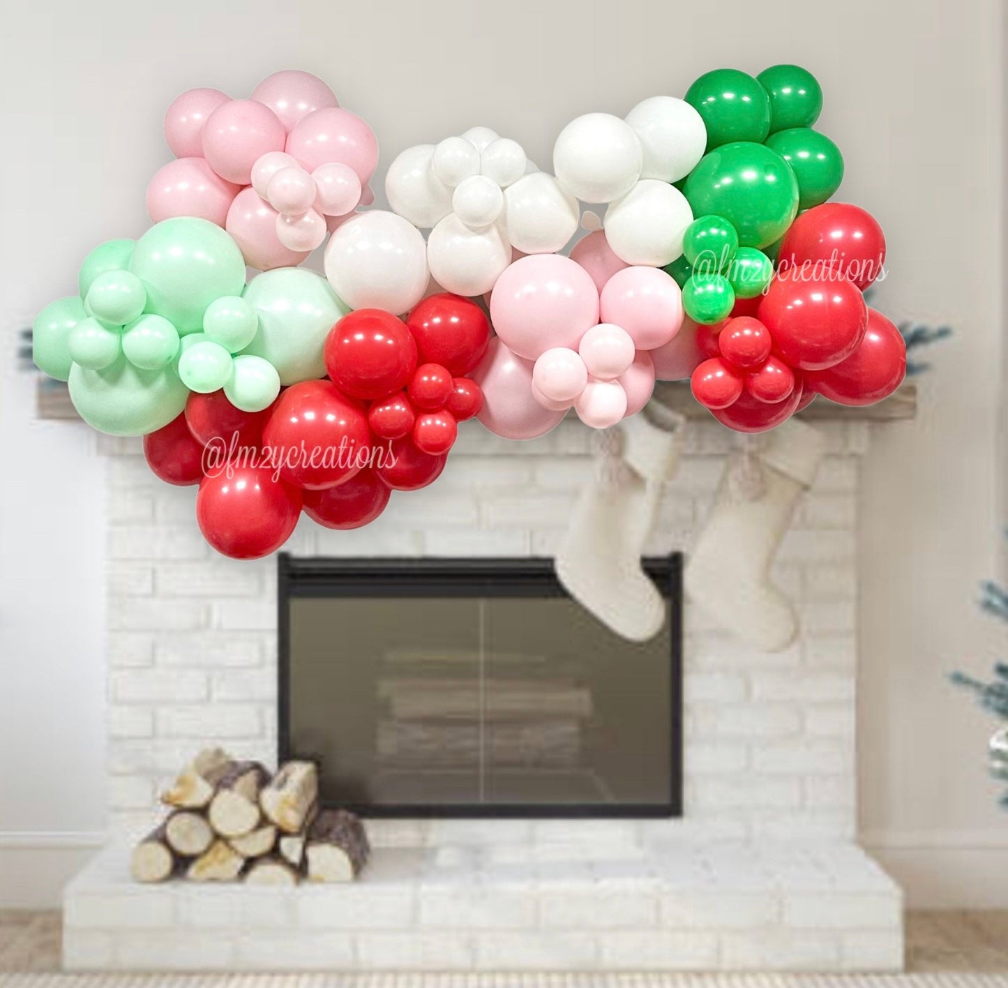 Christmas REINDEER Balloon Garland Kit