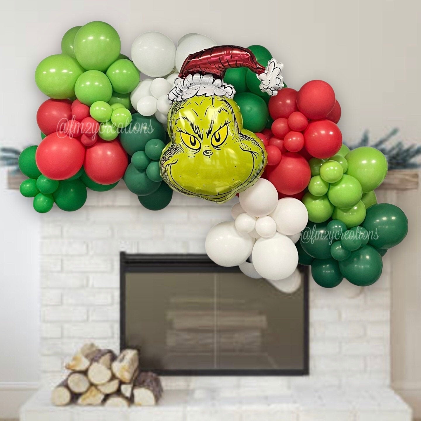 Christmas GRINCH Balloon Garland Kit