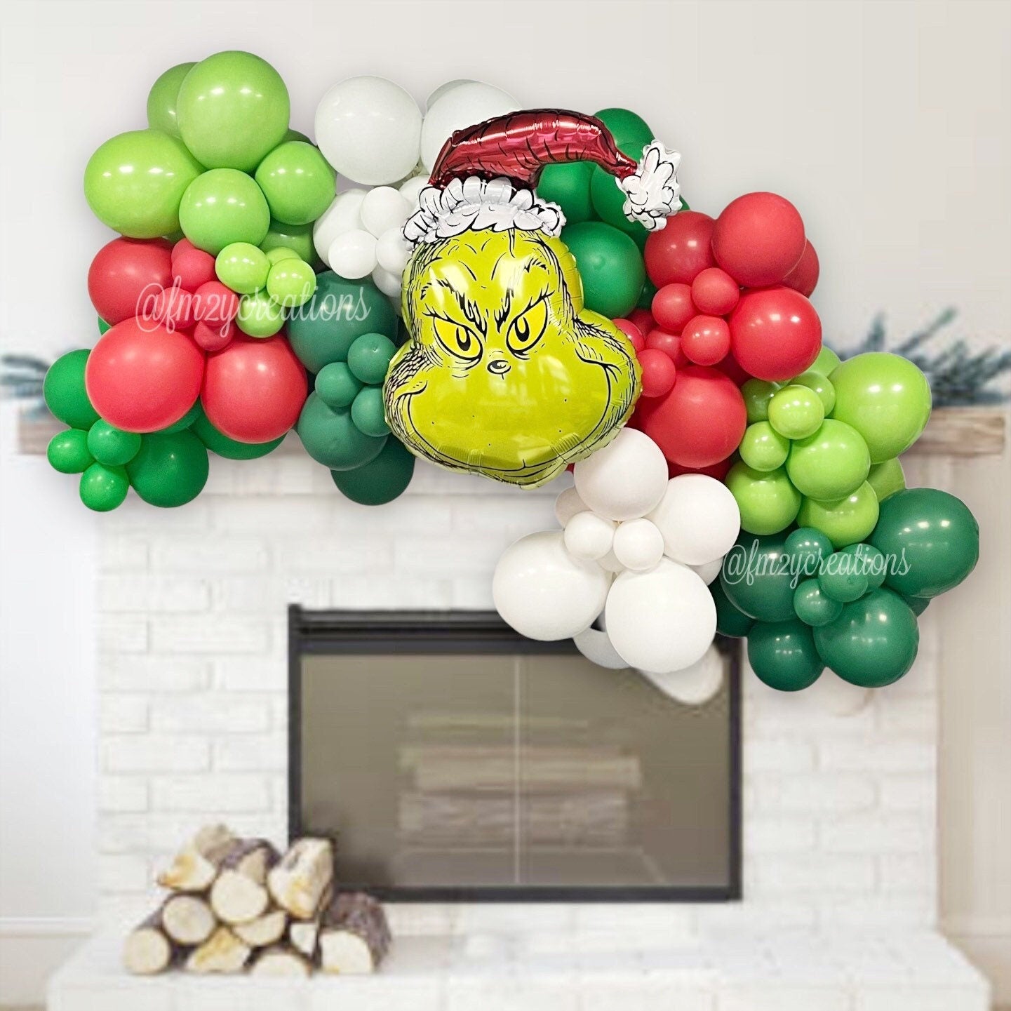 Christmas GRINCH Balloon Garland Kit