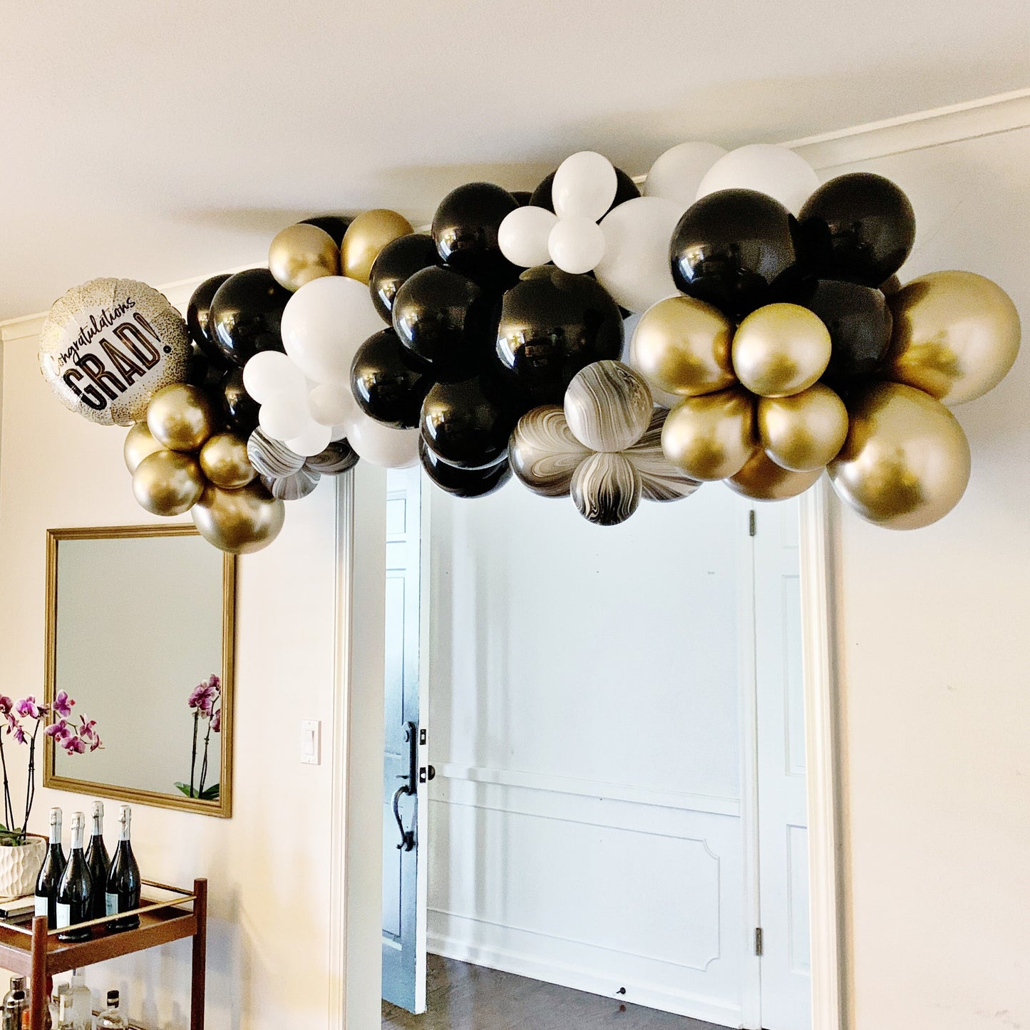 Graduation Glam Balloon Garland Kit