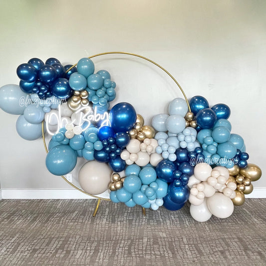 Dusty Blue Bliss Balloon Garland Kit